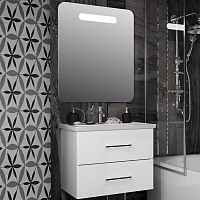 Opadiris Мебель для ванной Арабеско 70 с зеркалом подвесная белая